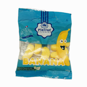 临期特价 法国进口倍乐果迷你香蕉味糖20g虫虫软糖凝胶糖果零食