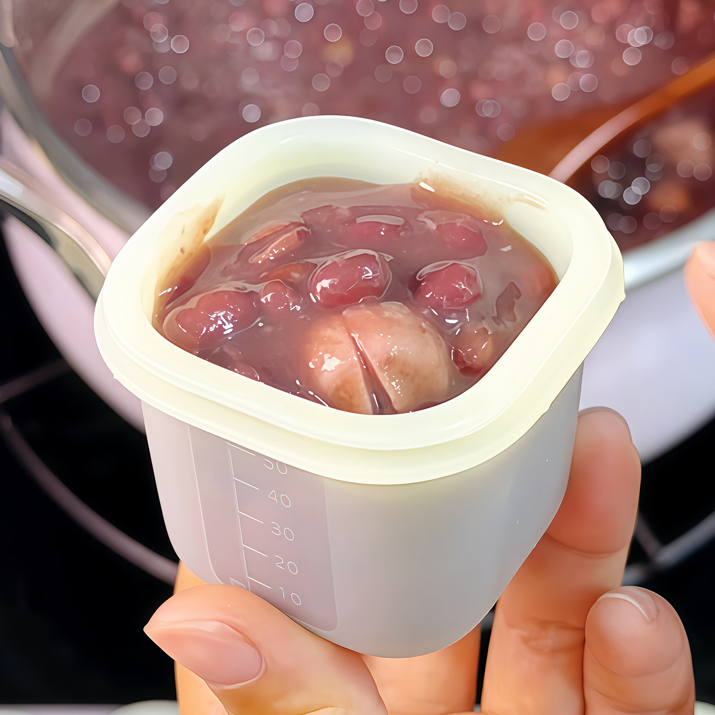红豆沙冷冻分装盒食品级辅食冰箱冷冻汤独立模具可蒸煮储存盒冰格