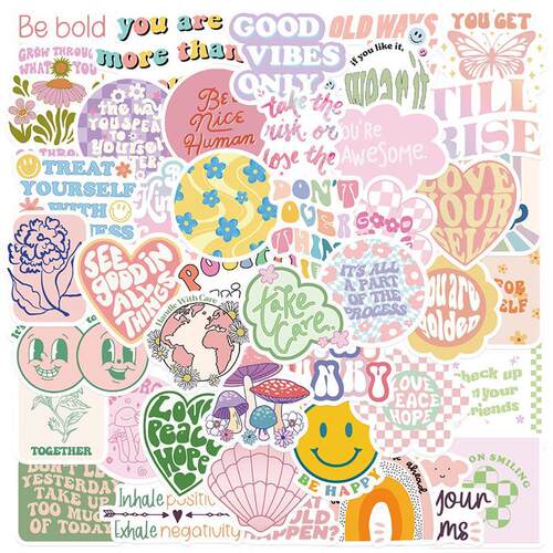 Inspirational Quote Stickers Aesthetic Motivational Decals