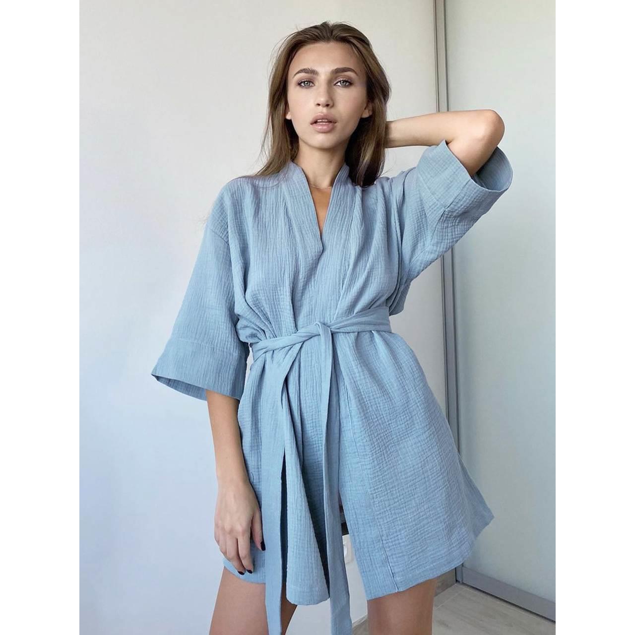 Ladies cotton lace-up nightgown春夏季欧美纯棉系带居家睡袍女