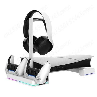 Horizontal Stand for PS5 Slim Console with Dual Controller