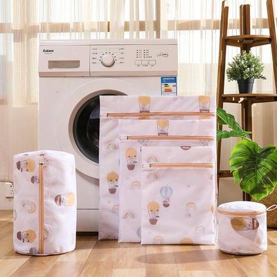 6 Sizes Printing Foldable Laundry Bag Washing Travel Storage