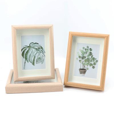 Nordic simple wooden photo frame square picture frames 相框