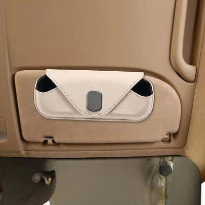Sun Visor Sunglasses Holder Car Glasses Case Holder Car