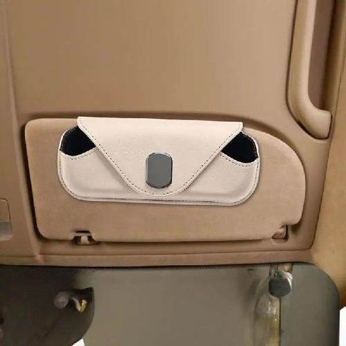 Sun Visor Sunglasses Holder Car Glasses Case Holder Car