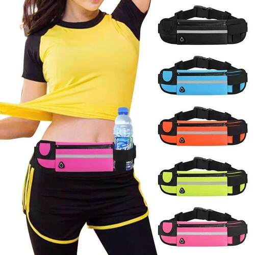 Sports Waist Pack Women Men Running Belt Waist Bag Waterproo