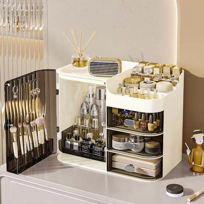 Desktop drawer style cosmetic storage box桌面化妆品收纳盒