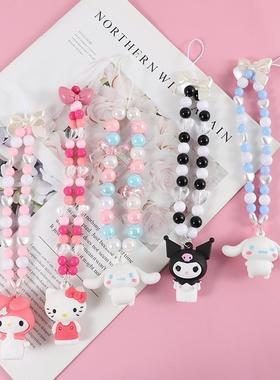 Doll Strap Diy Phone Case Chain Handmade Beaded Pendant