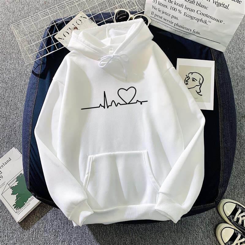 Hoodie Men and Women Fashion Long Sleeve Hoodies Casual Swea - 实物图