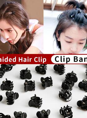 Plastic Mini Hair Clip Claw Cute Hair Clips Plastic Black Ha