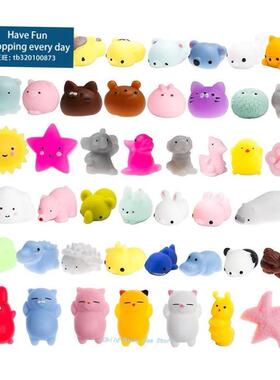 60 PcS SquiShieS Mochi AniMA SquiShy ToyS for KidS PArTy