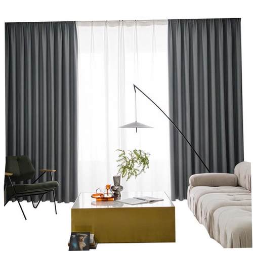 Blackout curtains bedroom modern minimalist style Nordic