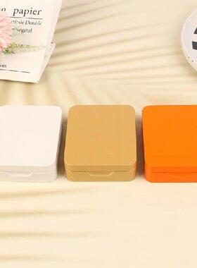 1pc Tinplate Storage Boxes Metal Rectangular Empty Mini Box