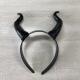 Black Cosplay Demon Women Horns Headpiece Animal Antelope