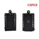 2PCS Cage Fishing Beater Bait Nest Iron Feeder