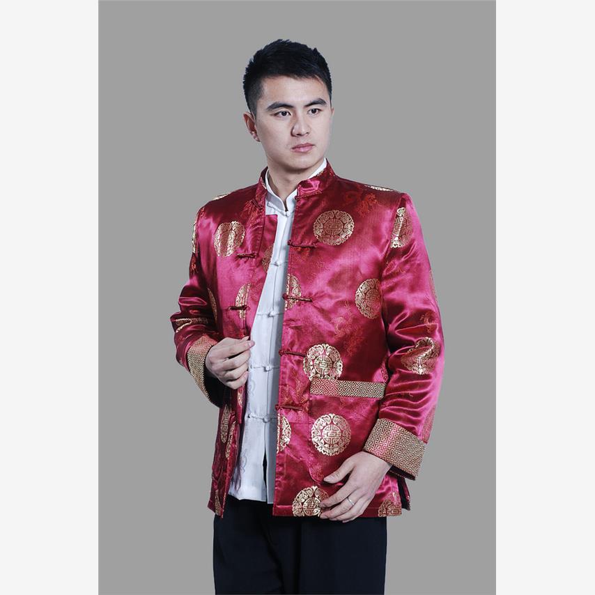 唐装旗袍男式棉袄M0042