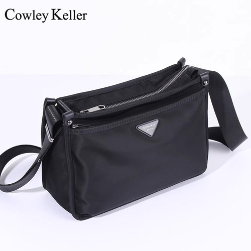 男士新款斜挎包商务通勤单肩包