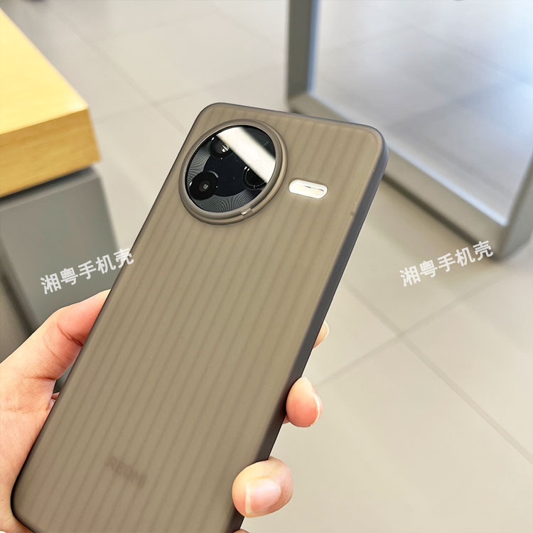 适用红米k80pro手机壳行李箱竖波纹防滑红米k80个性高级感保护软壳