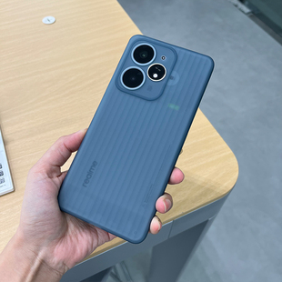 适用真我Neo7Turbo手机壳realme波纹微磨砂简约高级网红商务全包保护软壳