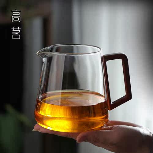 日式玻璃公道杯大容量500ml带手柄大号泡茶公杯耐热茶具分茶器怎么样,好用不?