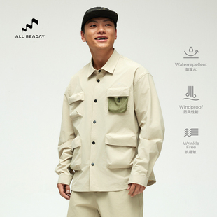 春秋宽松休闲衬衣 男城市户外2025新款 AllReaday新奇天长袖 衬衫