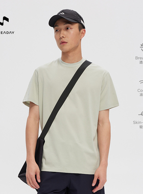 【优选】ALLREADAY新奇天圆领短袖城市户外冰氧酷凉感抑菌透气T恤