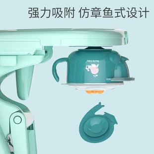 注儿童具辅碗宝宝吃餐碗饭水保儿温套不锈盘吸钢勺防3422 婴食碗装