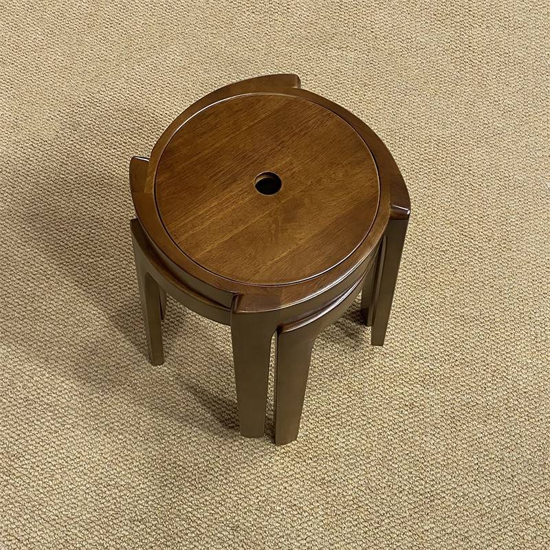 可叠欧厅凳北客现凳代约加位凳风车小全简圆餐放桌子97297凳凳实