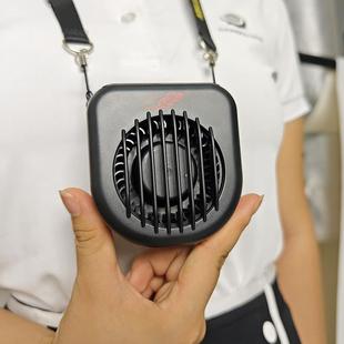 W910S挂脖子充电桌面户外迷你静音便携式 共田新品 随身小风扇芭蕉