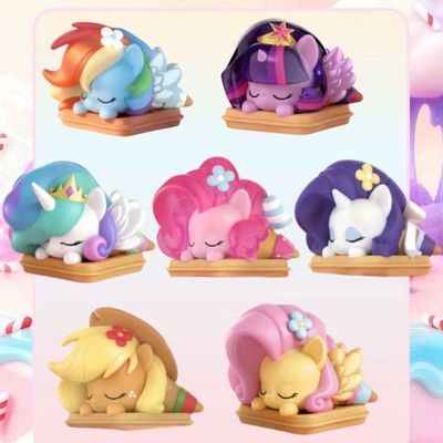 MINISO名创优品小马宝莉甜筒系列盲盒潮玩桌面摆件可爱送人女礼物