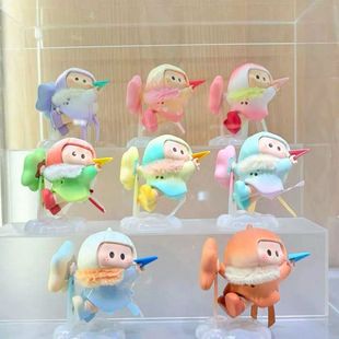 现货MINISO名创优品右右酱YOYO逐风日记香薰绒感手办盲盒可爱摆件