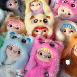 奇梦岛wakuku哇库库三代立刻开挂吧3.0毛绒盲盒挂件摆件潮玩周边