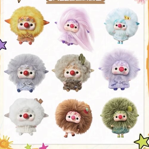 新品 MINISO名创优品CHOUCHIU自然收集图册系列毛绒盲盒潮玩挂件