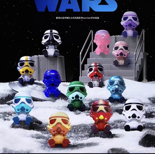 现货MINISO名创优品星球大战冲锋队士兵兵团系列盲盒icon box摆件