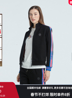 情侣款RARE威雅女装 秋冬黑色针织拉链女士外套 RR2236162532