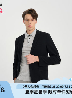 RARE威雅男装黑色休闲西服外套