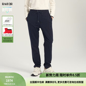春夏新款 裤 长裤 男士 子 双R提花精致小标休闲裤 RARE威雅男裤