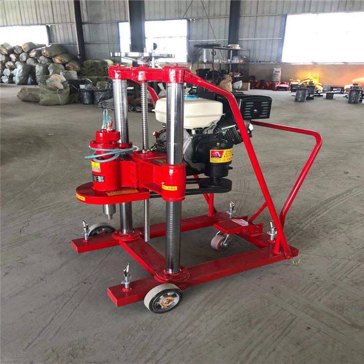 供应沥青路面取芯钻孔机 汽油内燃混凝土取芯机 小型岩石勘探钻机