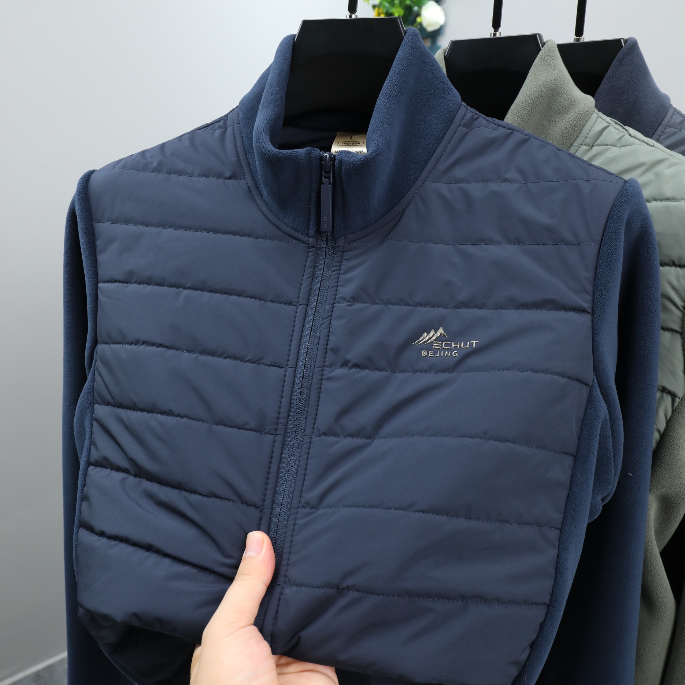 2025新款男士休闲立领棉衣