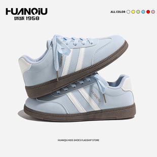 百搭板鞋 新款 大学生爆款 加绒鞋 子 环球德训鞋 保暖运动女鞋 2025秋季