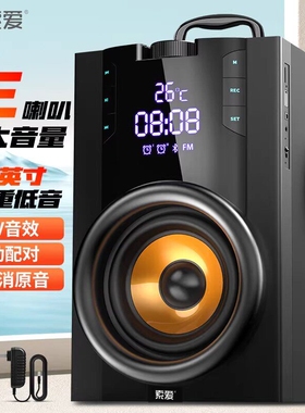 索爱Q32 广场舞音响大音量重低音音箱便携式手提蓝牙插卡户外叫卖