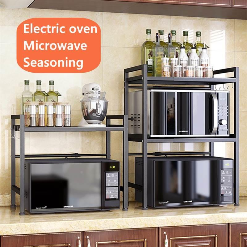 3-Tier toaster tray stand microwave oven rack Kitchen shelf