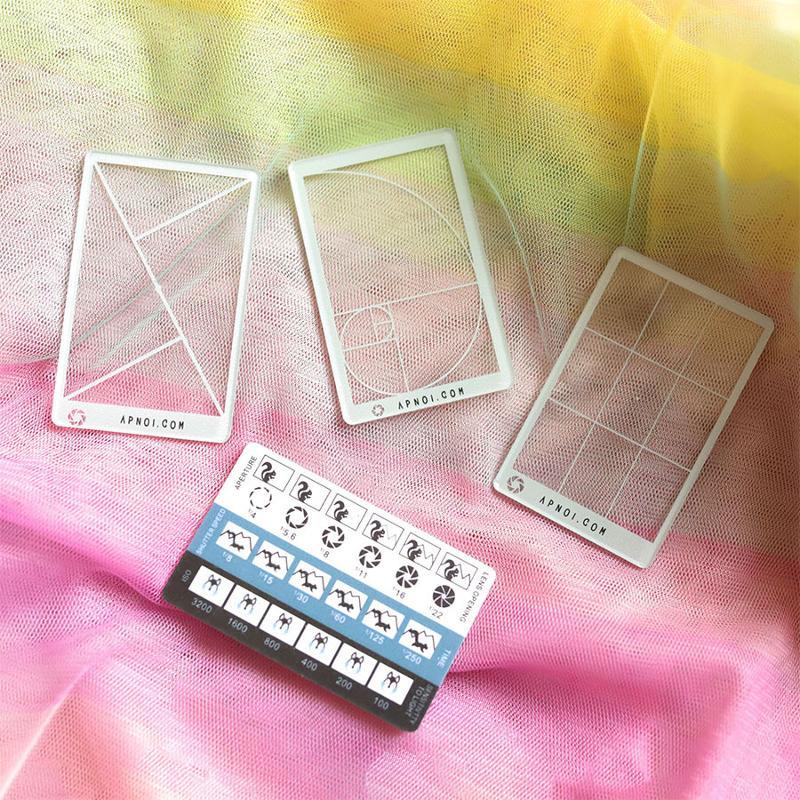 Fibonacci Composition View Finder 黄金比例拍照取景定位尺