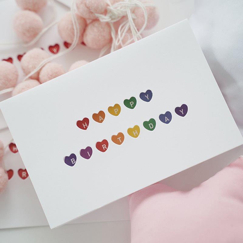 Hollow Heart Thanksgiving Card Cutout Design Greeting Card