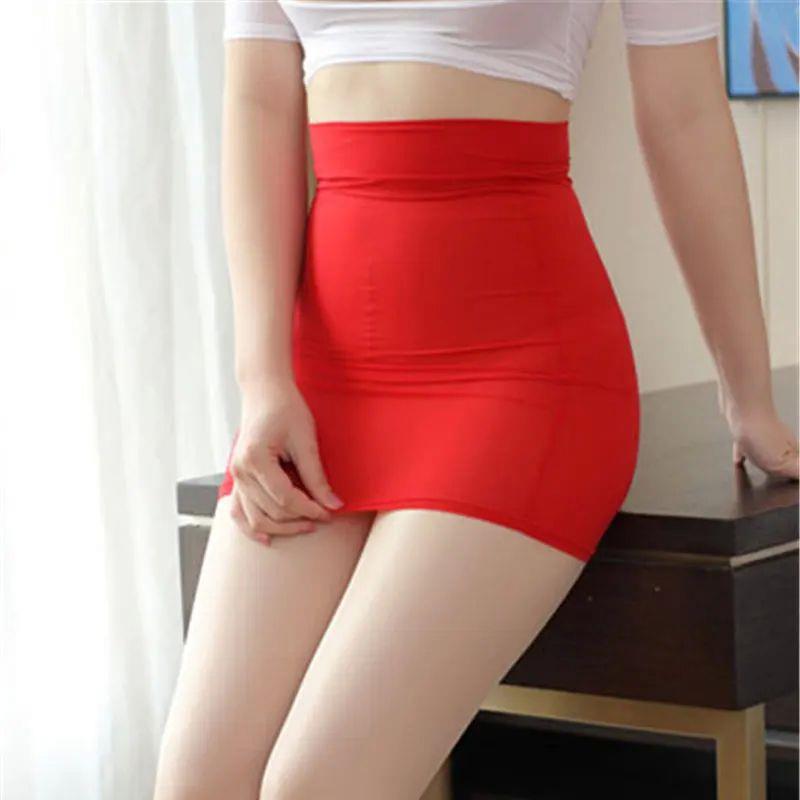 High waisted tight fitting hip wrap skirt 高腰紧身包臀半身裙
