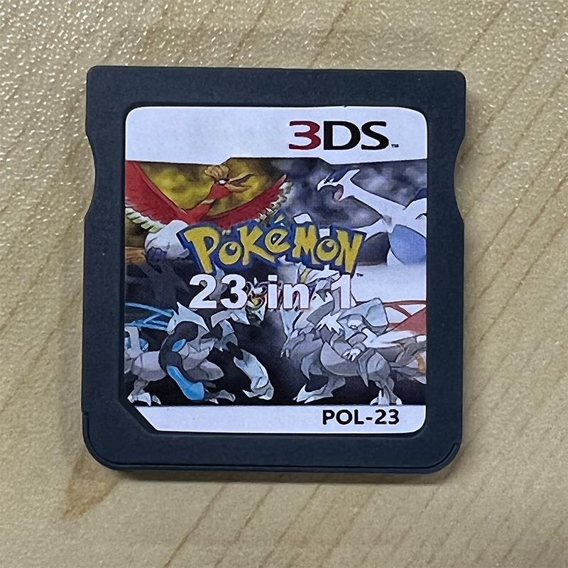 DS Game 23 In 1 Pokemon Series Memory Card for NDS 3DS Video