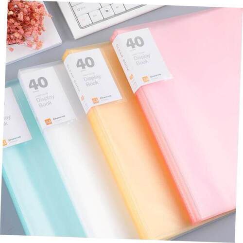 a4 clear book display file文件夹 document folders 资料夹透明