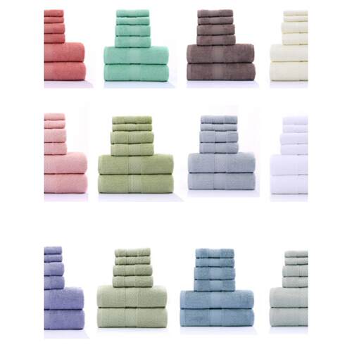 Pure cotton towels 3pcs bath towel washcloth棉浴巾毛巾三件套