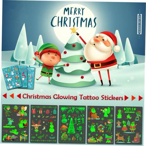 Latest 2026 Children Luminous Body Art Tatoo For Christmas