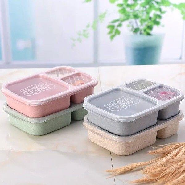 Separate Bento Box Portable Food Storage Lunchbox Leakproof